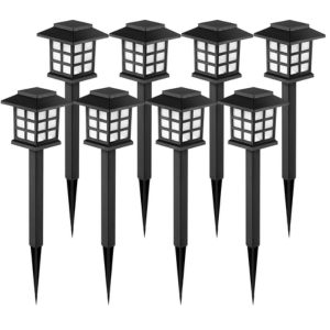 8-Pack LED Solar Garden Lights