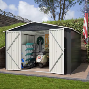Metal 10' Lockable Storage Shed