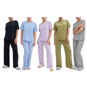 6-Sets Women’s Silky Lounge Pajamas