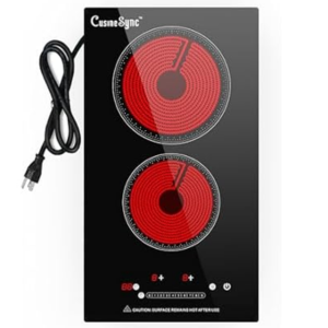 2-Burner Electric Touch Cooktop