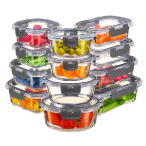 12-Piece Glass Storage Containers w/Lids