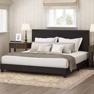 Upholstered King Platfrom Bed