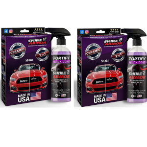 2-Pack Shine Armor 3-in-1 Detailing Spray