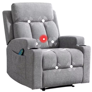 Heated Massage Manual Recliner
