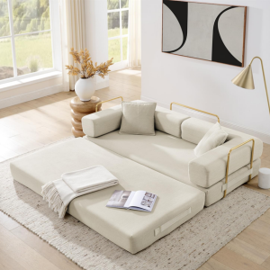 Convertible 4-in-1 Pull Out Sofa Bed