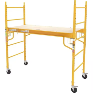 Steel 6' Scaffold Rolling Platform Ladder