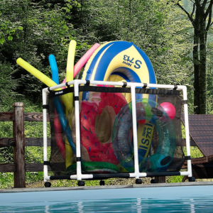 Outdoor 214Gal Rolling Pool Toy Storage