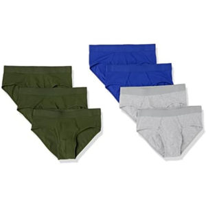 Amazon Essentials Men's 7-Pack Cotton Jersey Briefs