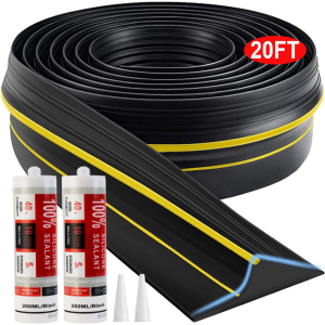 Universal Garage Door 20′ Rubber Threshold Seal Strip