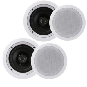 Pyle Pair 2-Way Flush Mount In-Wall In-Ceiling Speaker System