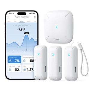 3-Pack X-Sense Smart Hygrometer/Thermometer w/App