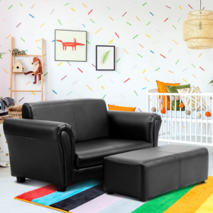 2-Seater Sofa w/Ottoman