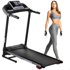 SereneLife 265lbs Bluetooth Folding Treadmill