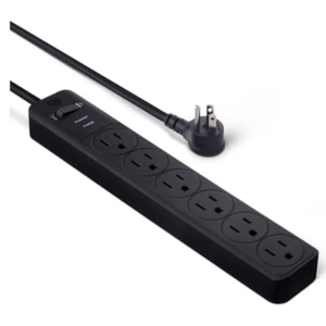 AmazonBasics 6-Outlet Power Strip w/6' Extension Cord