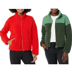 Amazon Essentials Womens Fleece Sherpa Jacket
