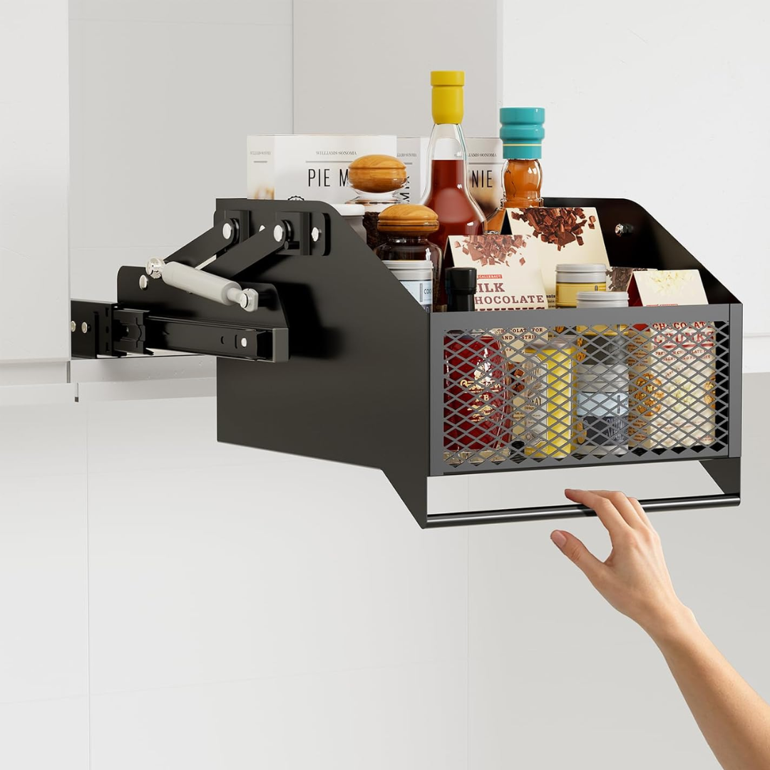 Pull-Down Cabinet Organizer