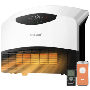 Smart Electric 1500W Wall Mount Heater w/Remote