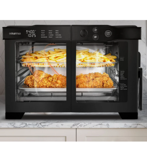 Gourmia French Door 6-Slice Digital Air Fryer Oven