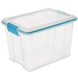 Sterilite 20Qt. Clear Gasket Storage Box