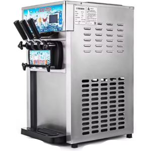 3-Flavor Commercial Soft Ice Cream Maker