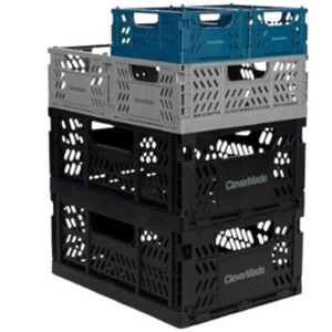 CleverMade 6-Pack Collapsible Crates