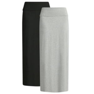 2-Pack No Boundaries Knit Slit Maxi Skirt