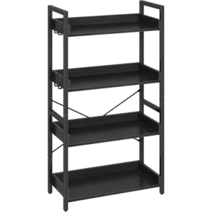 4-Tier Metal Rack w/Hooks