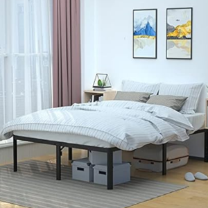 Amazon Basics Metal King Platform Bed Frame