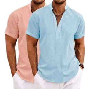 2-Pack Men's Linen Shirts