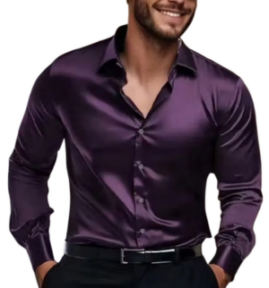 Men's Satin Shirt