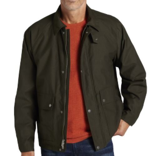 Joseph Abboud Cotton Blend Modern Fit Jacket