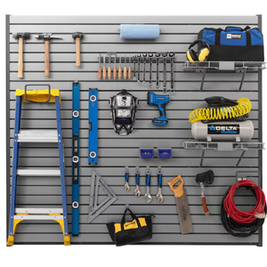 Garage 40 sq ft Slatwall Multipurpose PVC Wall Panel