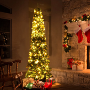 Costway 7' Artificial Pencil Christmas Tree