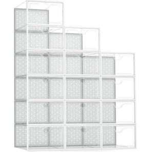 15-Pack Shoe Storage Box