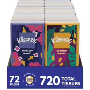 72-Count Kleenex On-The-Go Facial Tissues