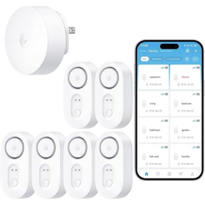 GoveeLife 6-Pack Smart Water Leak Detector w/App
