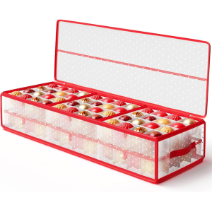 Christmas 96-Slot Ornament Storage Box