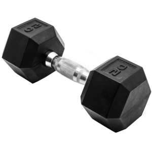 CAP Barbell 20lb. Rubber Hex Dumbbell