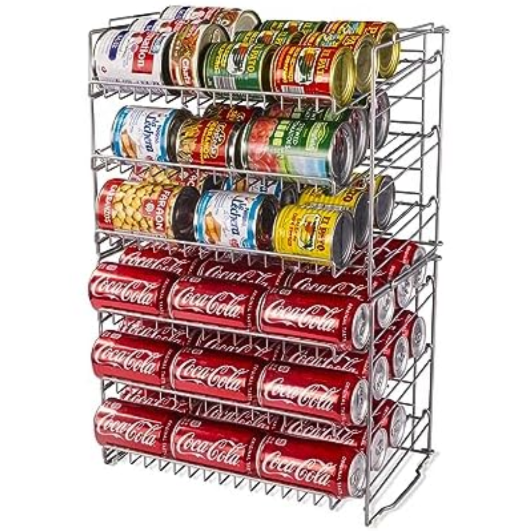 Double Can Rack Kitchen Organizer