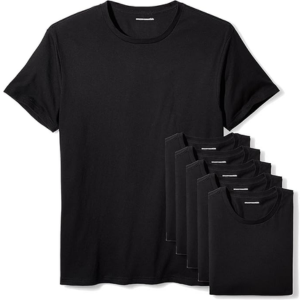 Amazon Essentials 6-Pack Men's Crew Neck T-Shirts