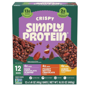 12-Count Crispy Vegan Variety Protein Bars