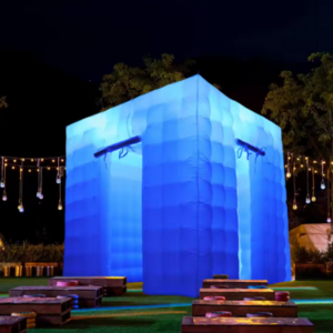 Inflatable 8' LED Photo Booth Tent w/Air Blower