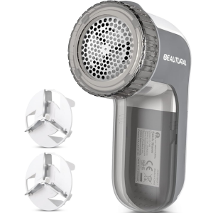 Beautural Battery Operated Fabric Shaver & Lint Remover w/2 Extra Blades