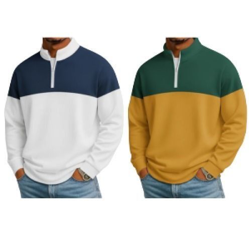 Men's Color Block Polo Shirt