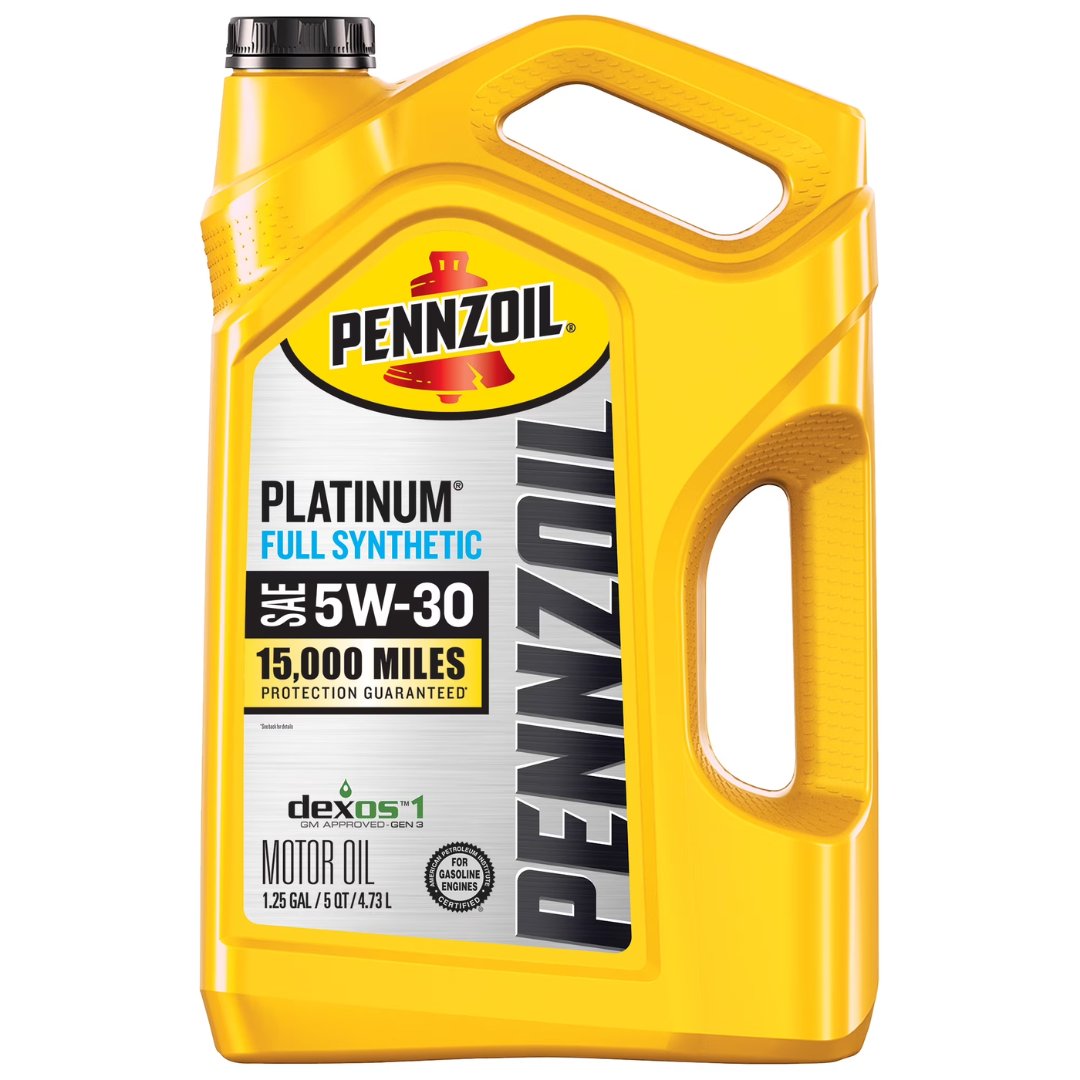 Pennzoil 5Qt Platinum Full Synthetic Motor Oil