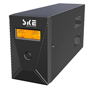 SKE 600VA/360W UPS Battery Backup & Surge Protector