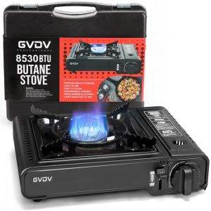 Portable 1-Burner Butane Camping Stove