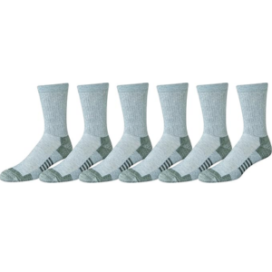 Amazon Essentials 6-Pairs Men's Moisture Control Socks