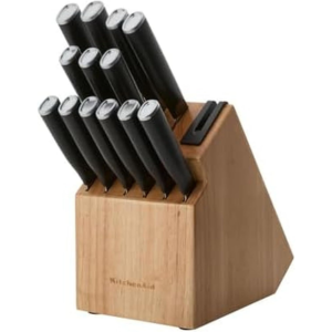 KitchenAid 14-Piece Stainless Steel Knife Block Set