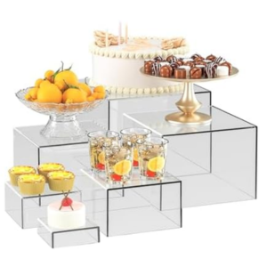 6-Piece Clear Acrylic Display Boxes